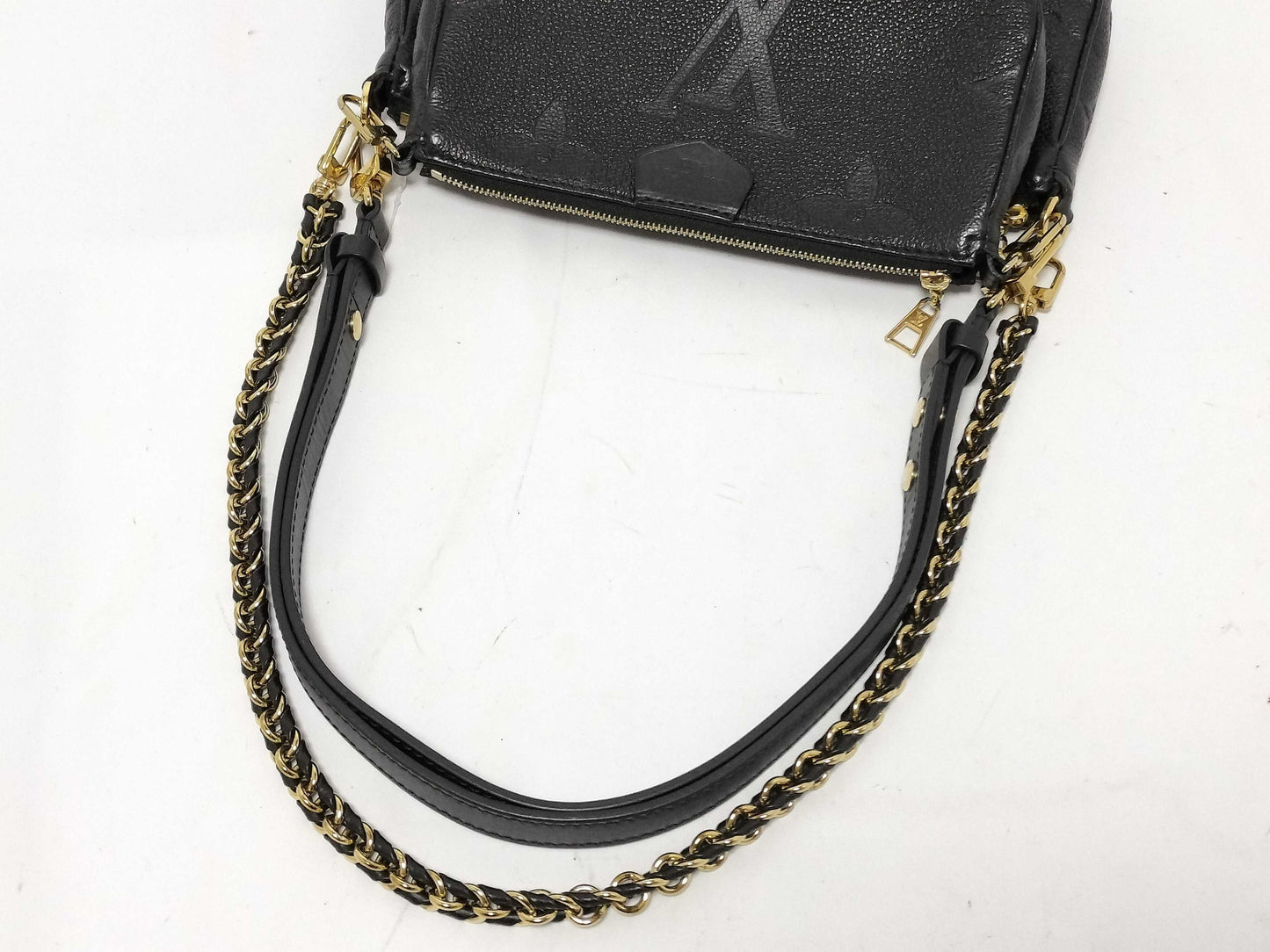 LOUIS VUITTON Monogram Empreinte LOUIS VUITTON M58520 Myrty Pochette Accessoires Empreinte Black Pouch