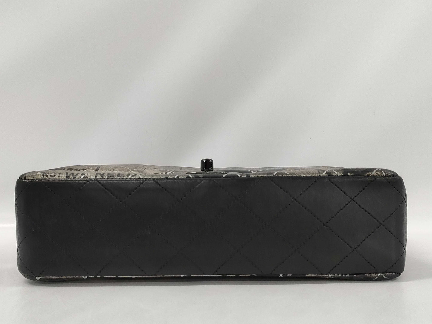 CHANEL Leather Double Flap Chain Shoulder Bag, No. 21