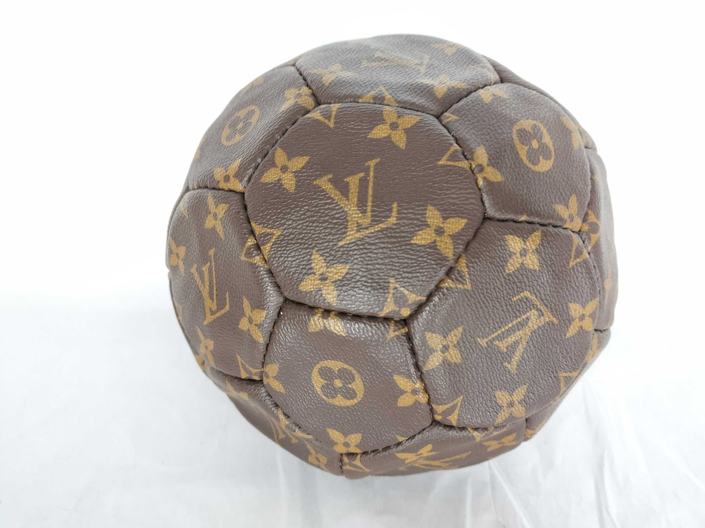 LOUIS VUITTON Monogram Soccer Ball, 1998 France World Cup, Limited Edition of 3,000, Includes Air Pump, Other Accessories