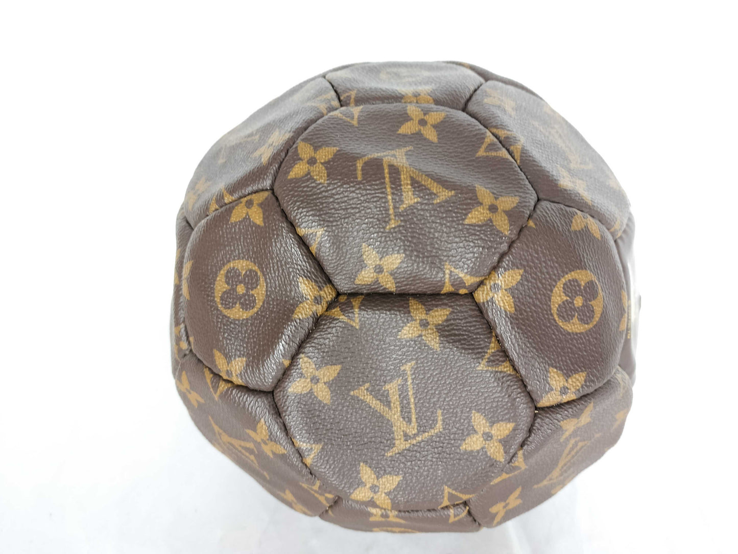 LOUIS VUITTON Monogram Soccer Ball, 1998 France World Cup, Limited Edition of 3,000, Includes Air Pump, Other Accessories