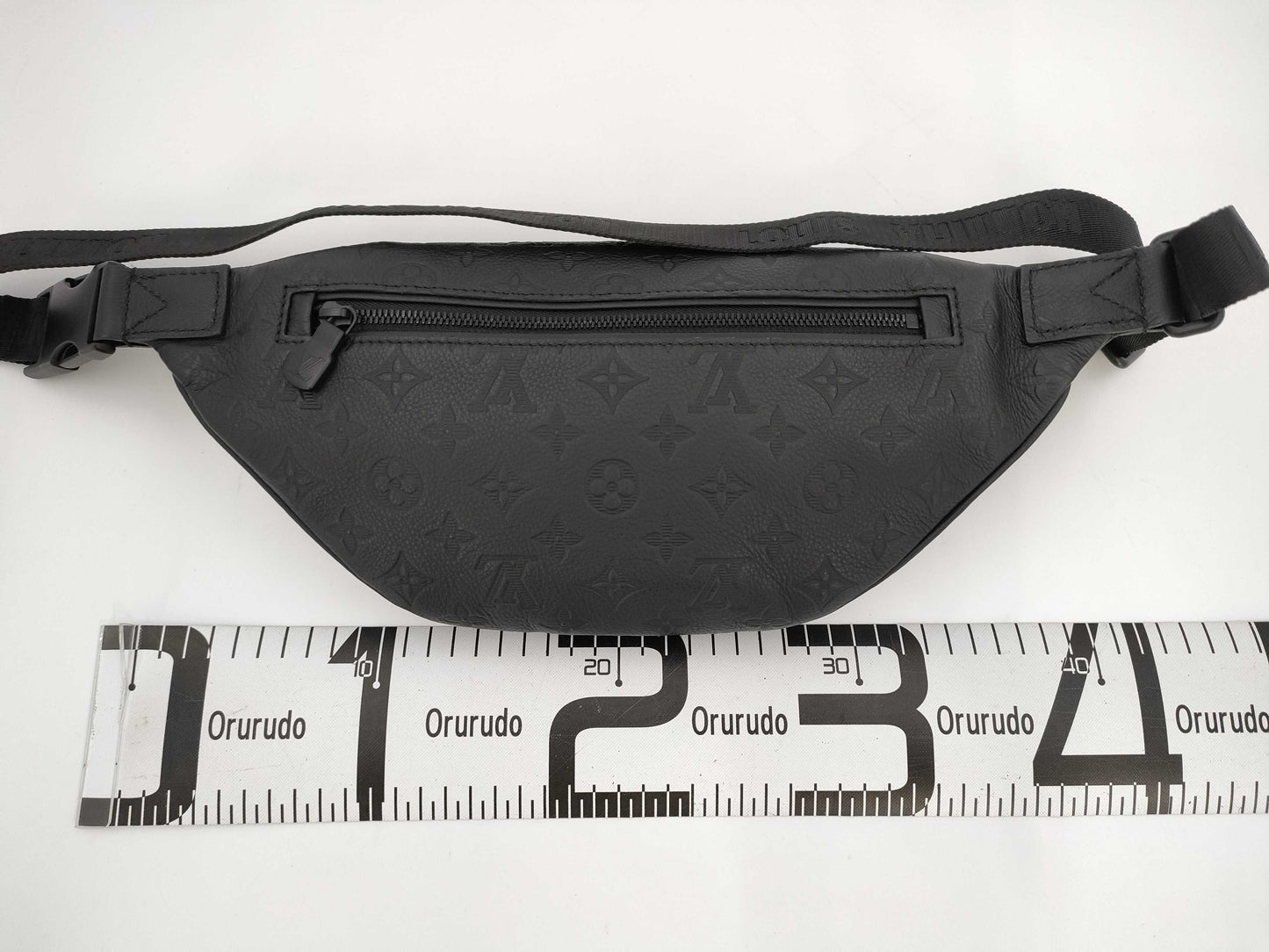 LOUIS VUITTON LV Discovery Bumbag Monogram Shadow Black RFID Waist Bag