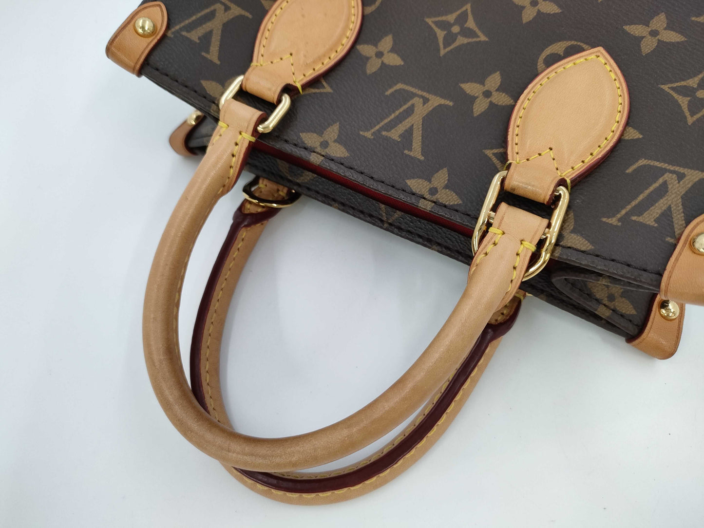 LOUIS VUITTON LV Sac Plat BB Monogram RFID Handbag