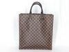 LOUIS VUITTON Damier Ebene Sac Plat N51140 *MI00** Serial number unclear Tote Bag