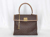 CELINE Macadam PVC Dark Brown Top Handle M13 Handbag