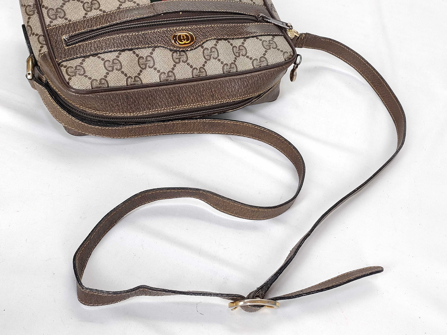 GUCCI GG Supreme GG Supreme Old Gucci 904.02.004 Sherry Line Shoulder Bag