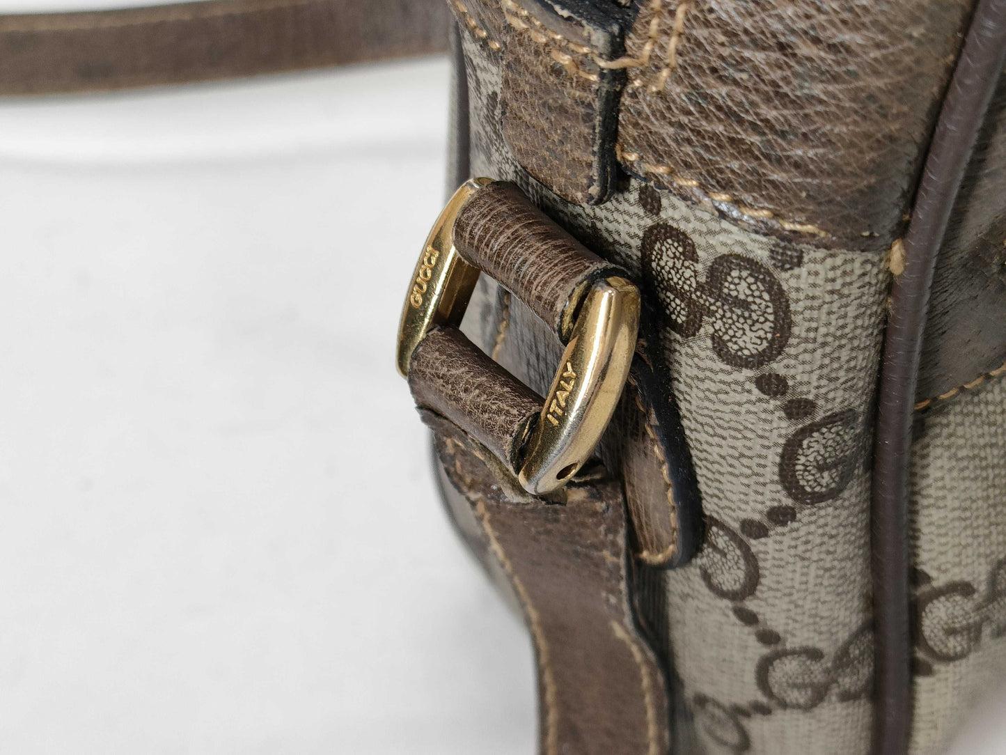 GUCCI GG Supreme GG Supreme Old Gucci 904.02.004 Sherry Line Shoulder Bag