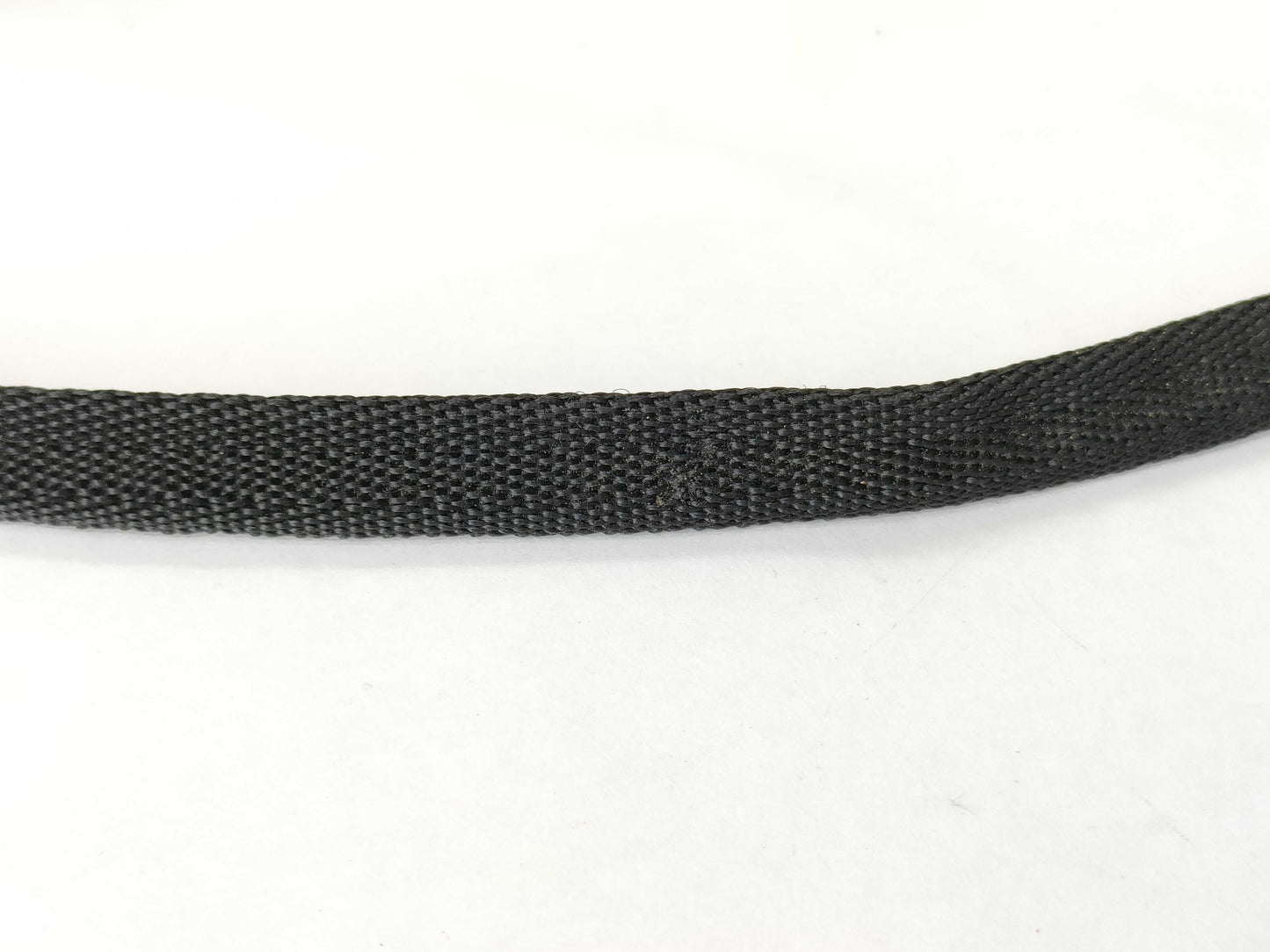 PRADA Nylon Black Triangle Logo Plate Accessory Pouch