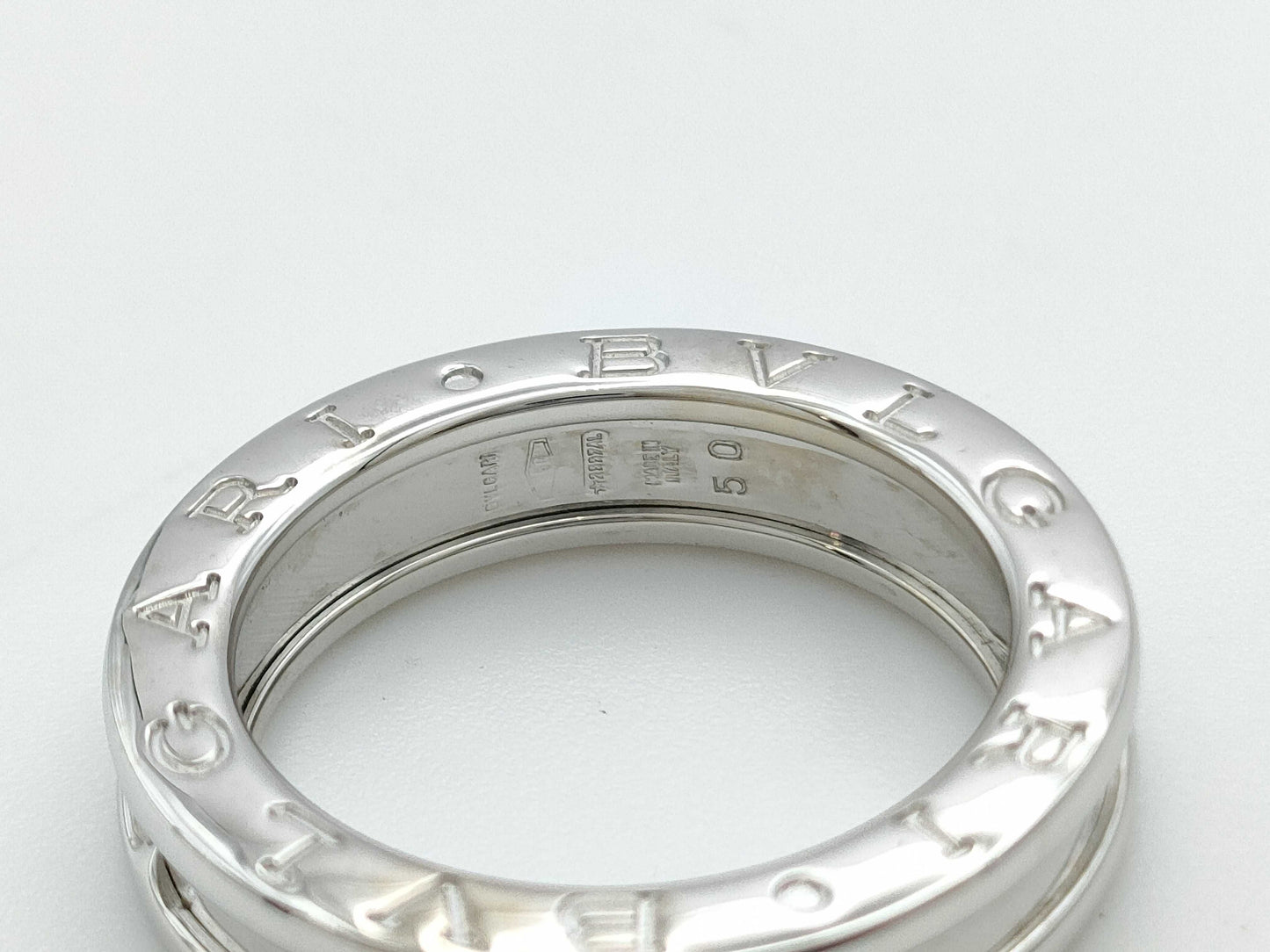 BVLGARI B.zero1 XS #50 WG 750 6.7g Ring