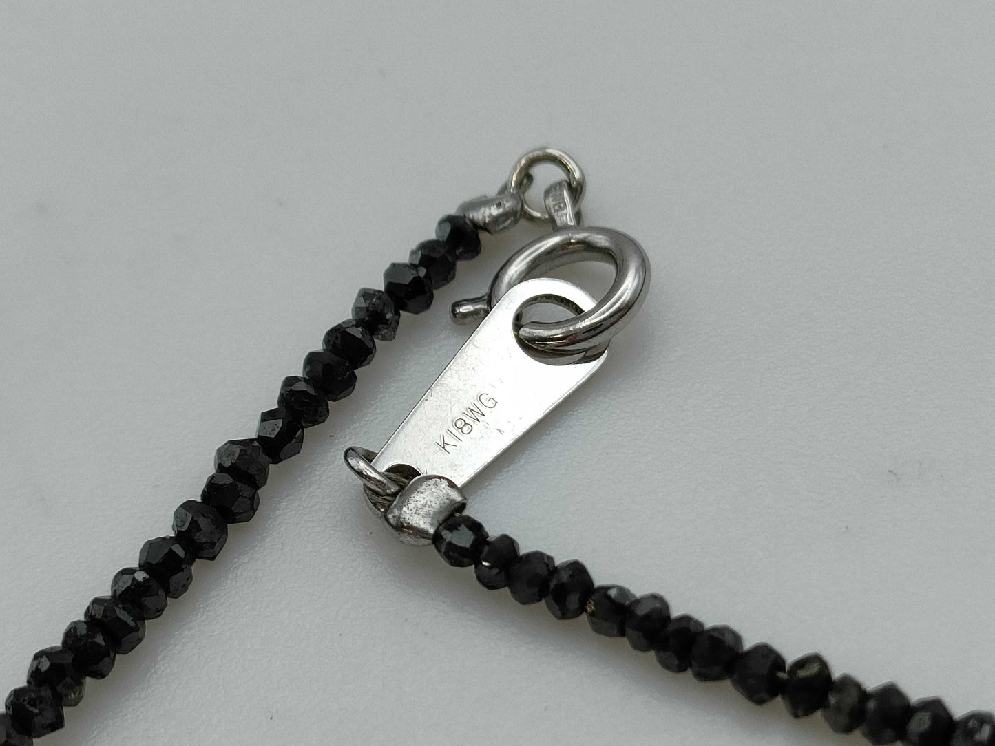 BLKD 10.12ct K18WG 2.5g Necklace