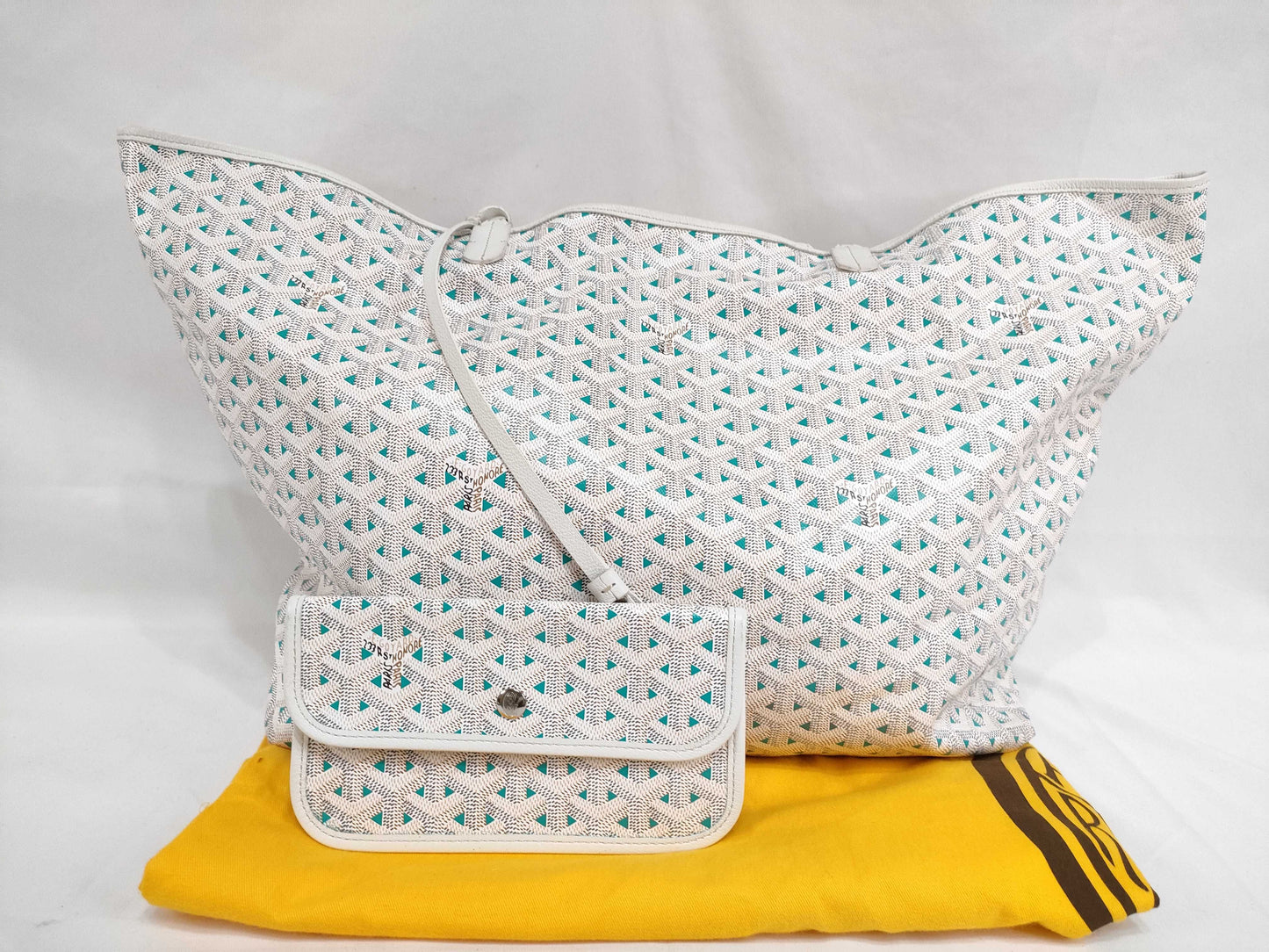 GOYARD GOYARD Saint Louis GM Handbag with Pouch