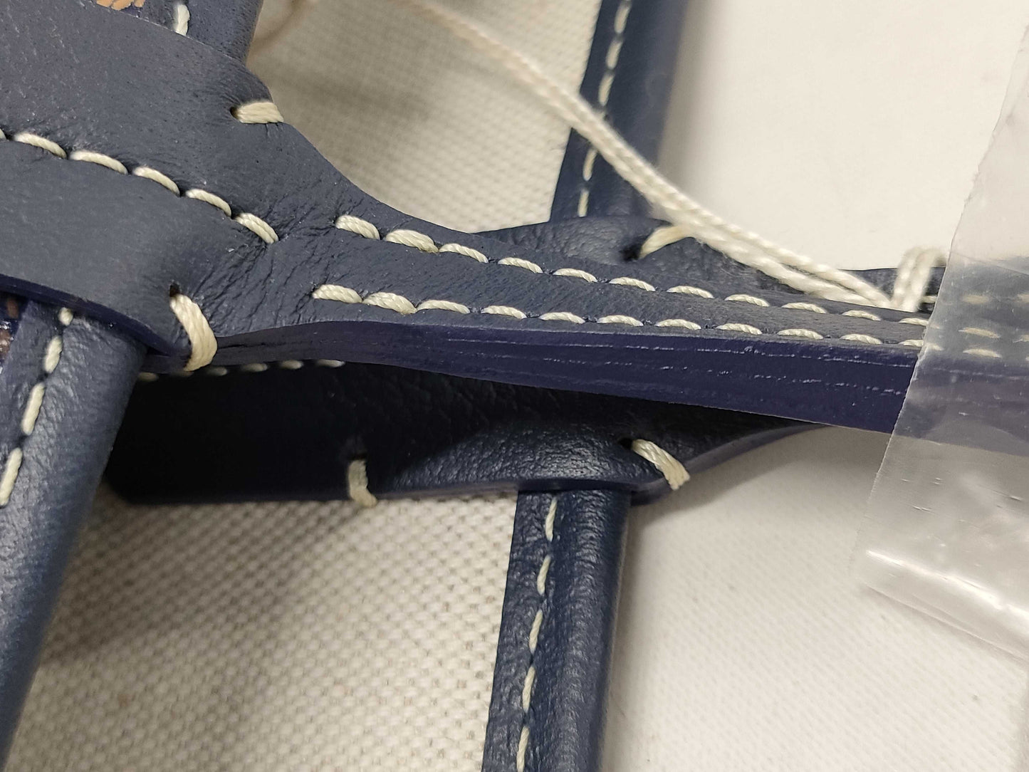 GOYARD Saint Louis PM Navy Tote Bag