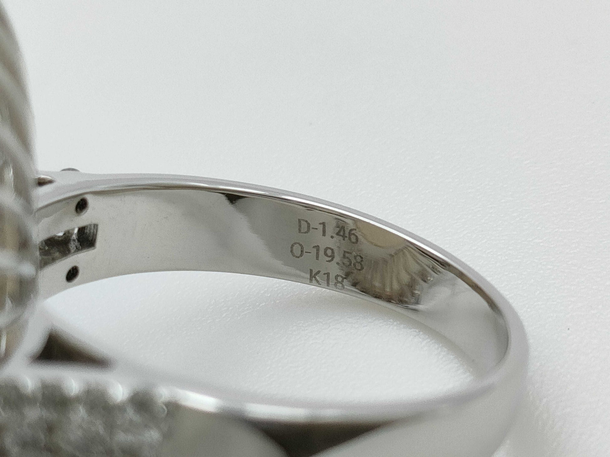 OP19.58ct D1.46ct PT900 10.8g Ring