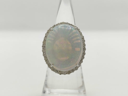 OP19.58ct D1.46ct PT900 10.8g Ring