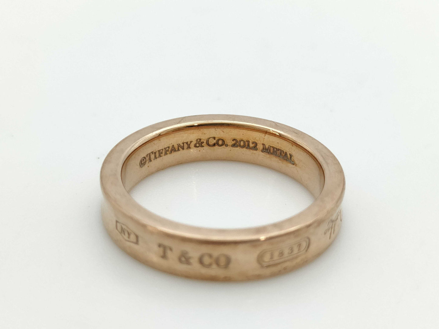 Tiffany & Co. Narrow 1837 Ring in Rubedo Metal