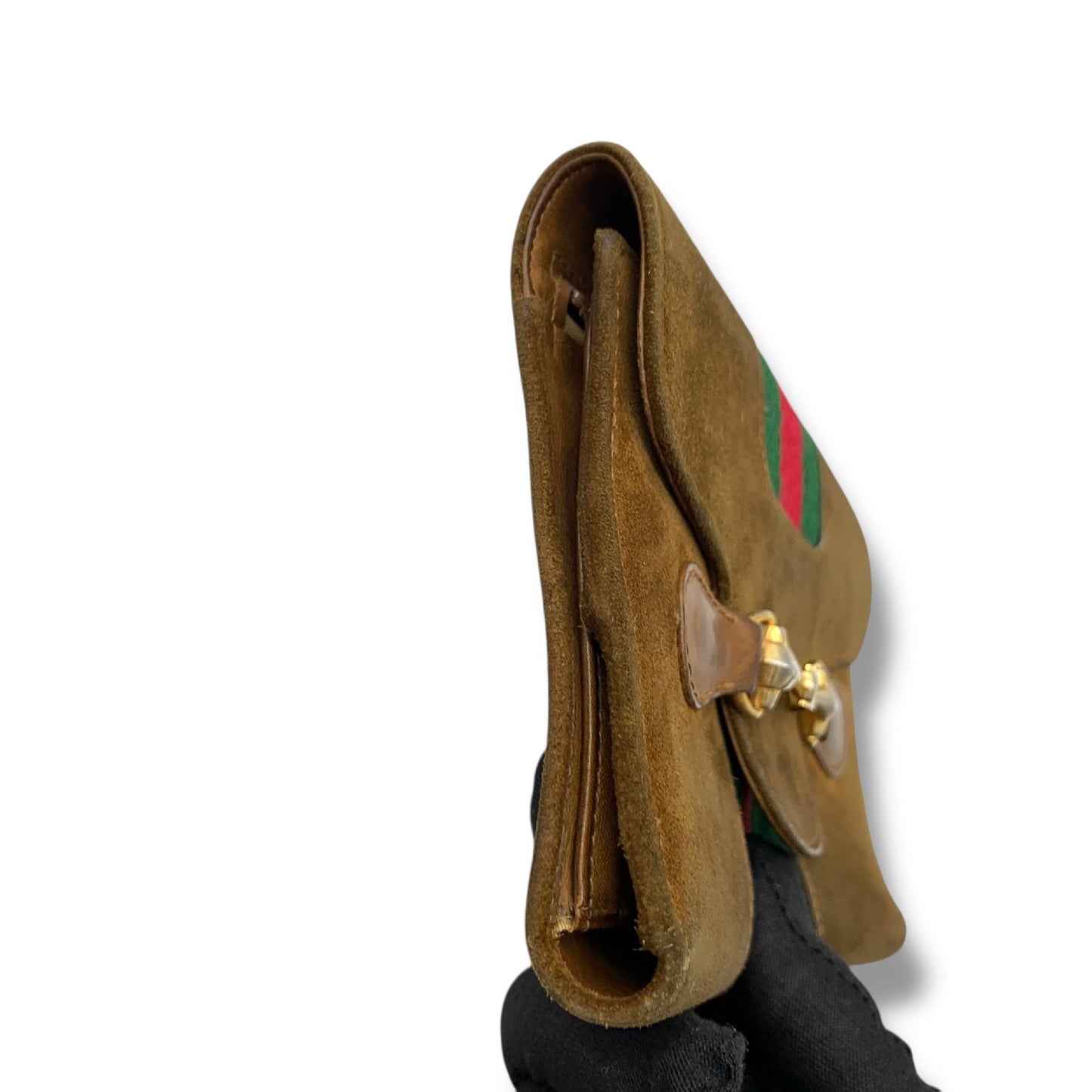 GUCCI Old Gucci Horsebit Folding Wallet