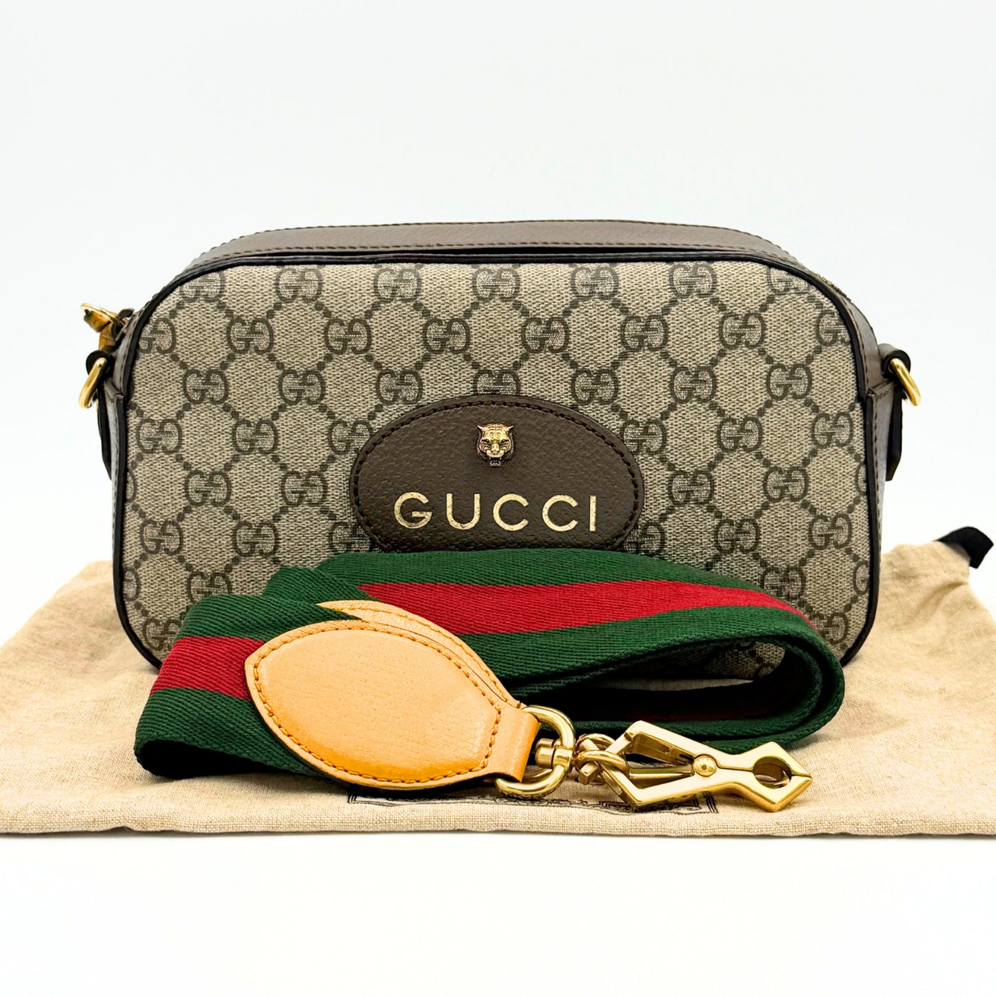 GUCCI Neo Vintage GG Supreme Messenger Bag 476466 Shoulder Bag