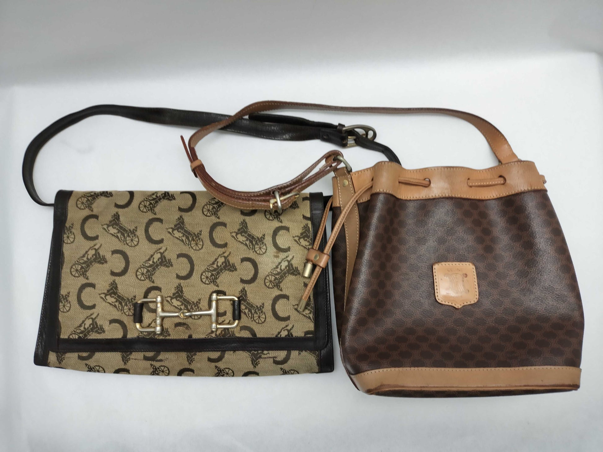 CELINE CELINE Drawstring Shoulder Bag Set Shoulder Bag