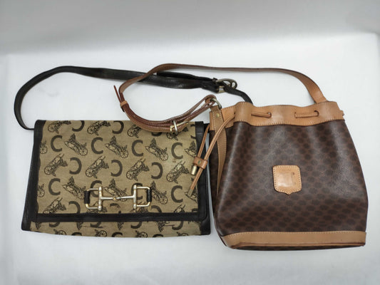CELINE CELINE Drawstring Shoulder Bag Set Shoulder Bag