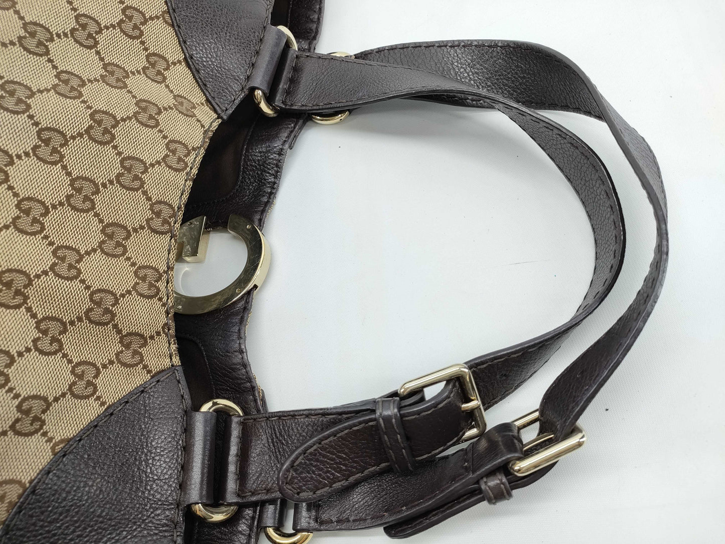 GUCCI GG canvas bag Gucci tote bag
