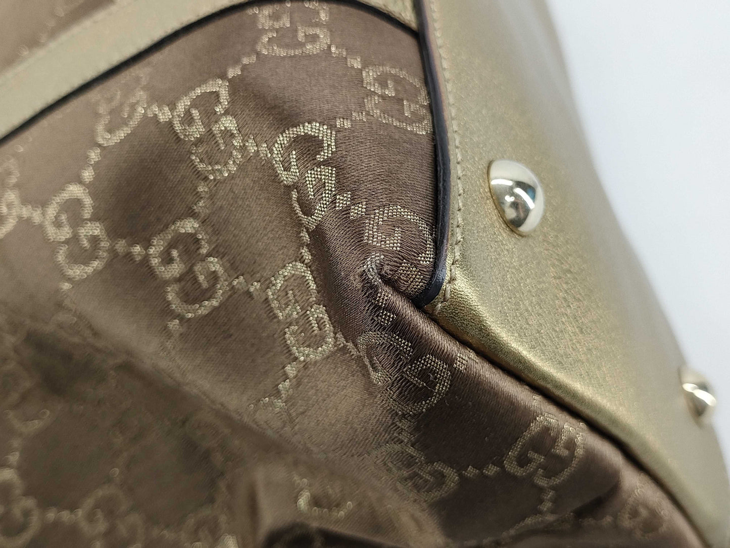 GUCCI GG canvas bag Gucci tote bag