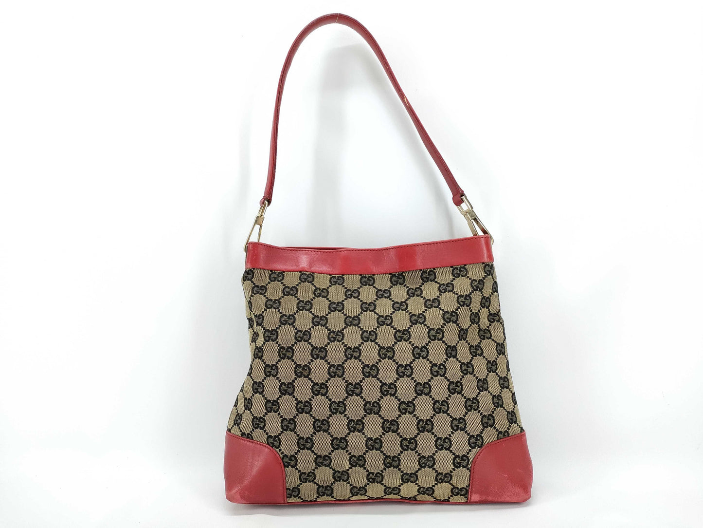 GUCCI GG Canvas Bag Handbag Gucci Shoulder Bag