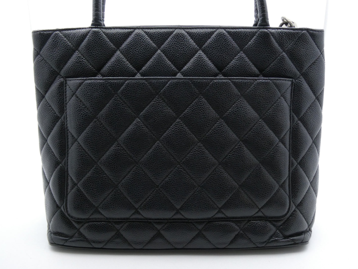 CHANEL Reissue Tote Bag Caviar Skin Coco Mark