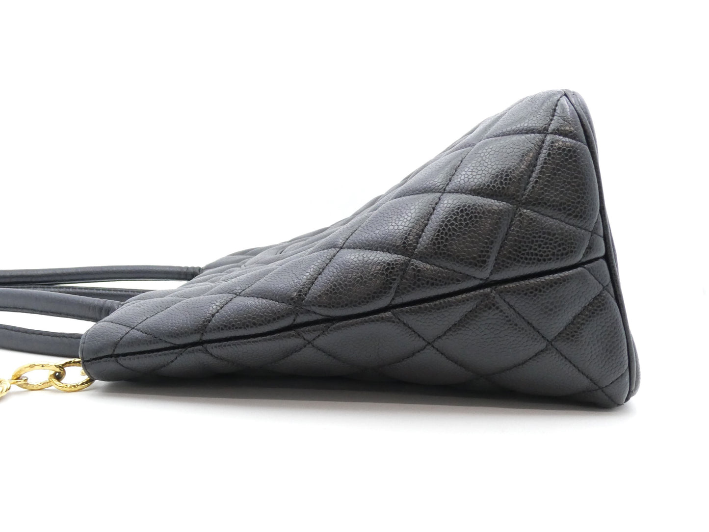CHANEL Reissue Tote Bag Caviar Skin Coco Mark