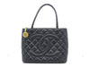 CHANEL Reissue Tote Bag Caviar Skin Coco Mark