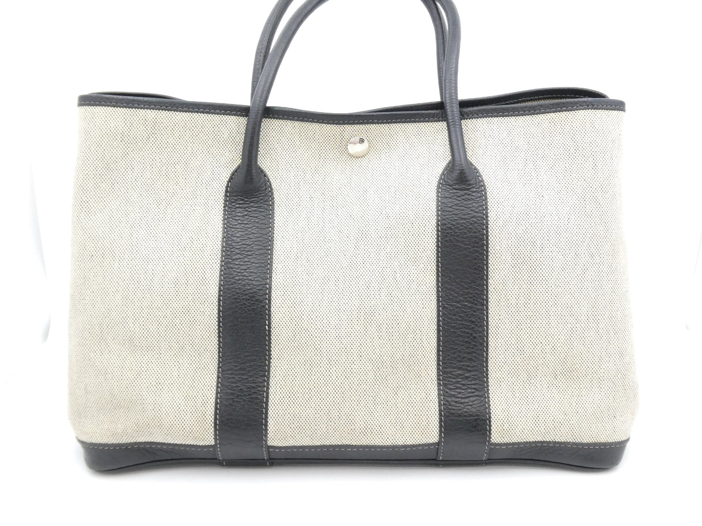 HERMES Garden Party □H Stamped Tote Bag