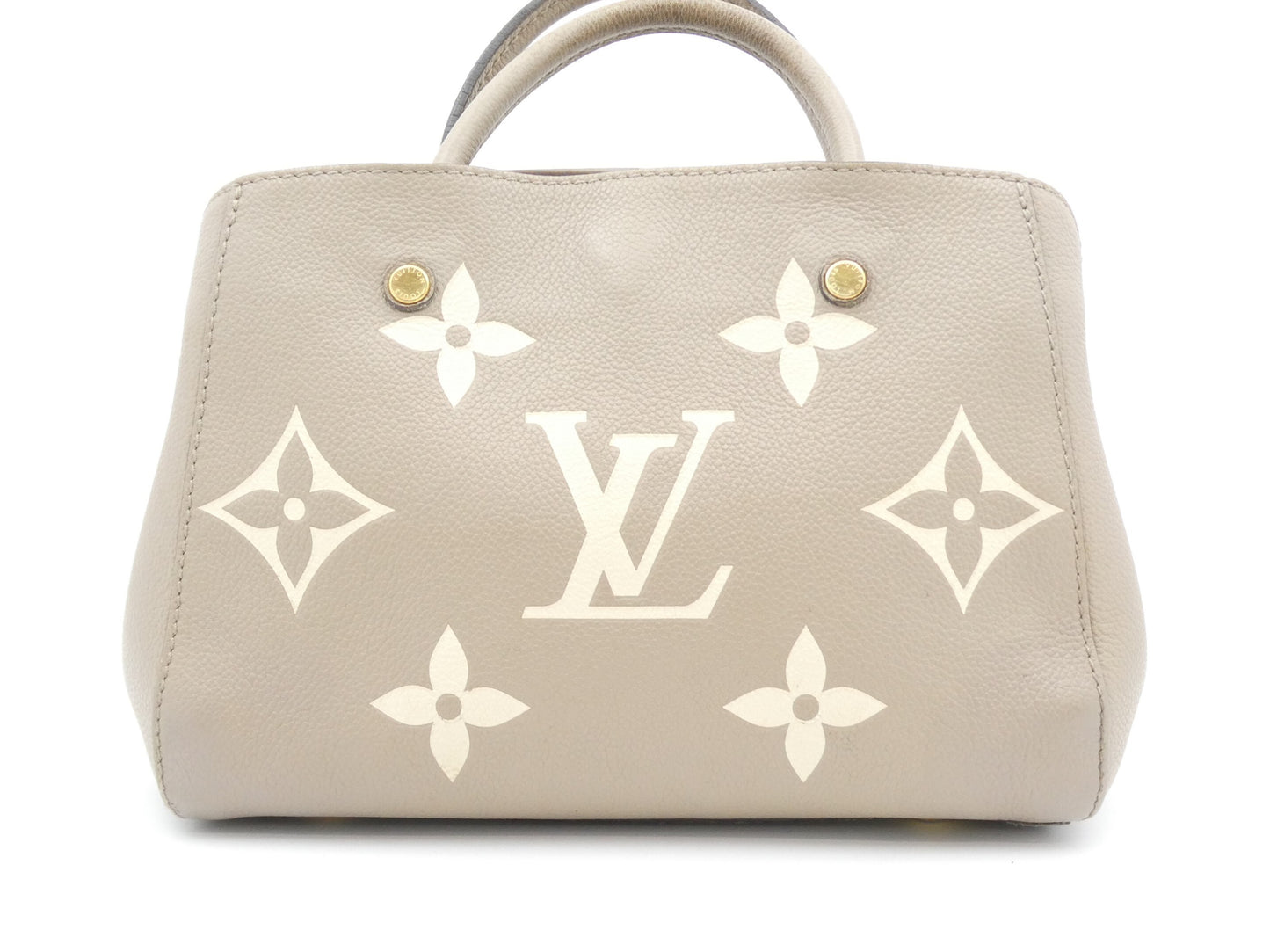 LOUIS VUITTON Monogram Empreinte Montaigne BB 2-Way Handbag
