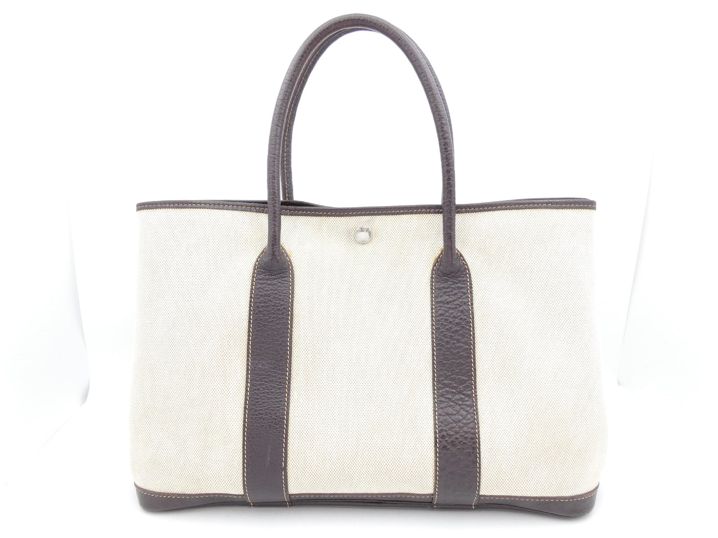 HERMES Garden Party G Stamp Tote Bag