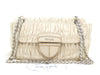 PRADA logo gathered chain shoulder bag