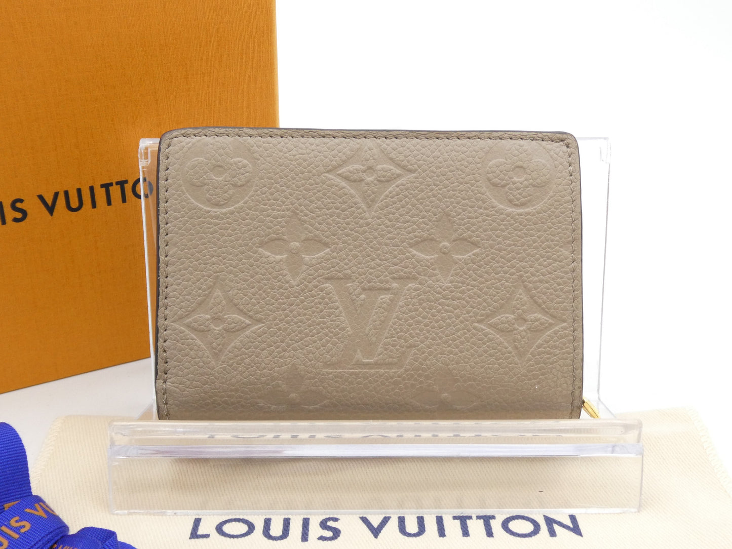 LOUIS VUITTON Monogram Empreinte Portefeuille Claire Wallet with IC Reaction