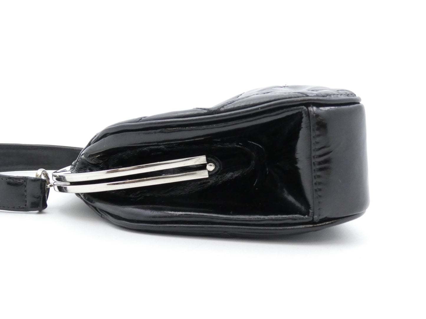 CHANEL Matelasse Coco Mark Enamel Clasp Handbag