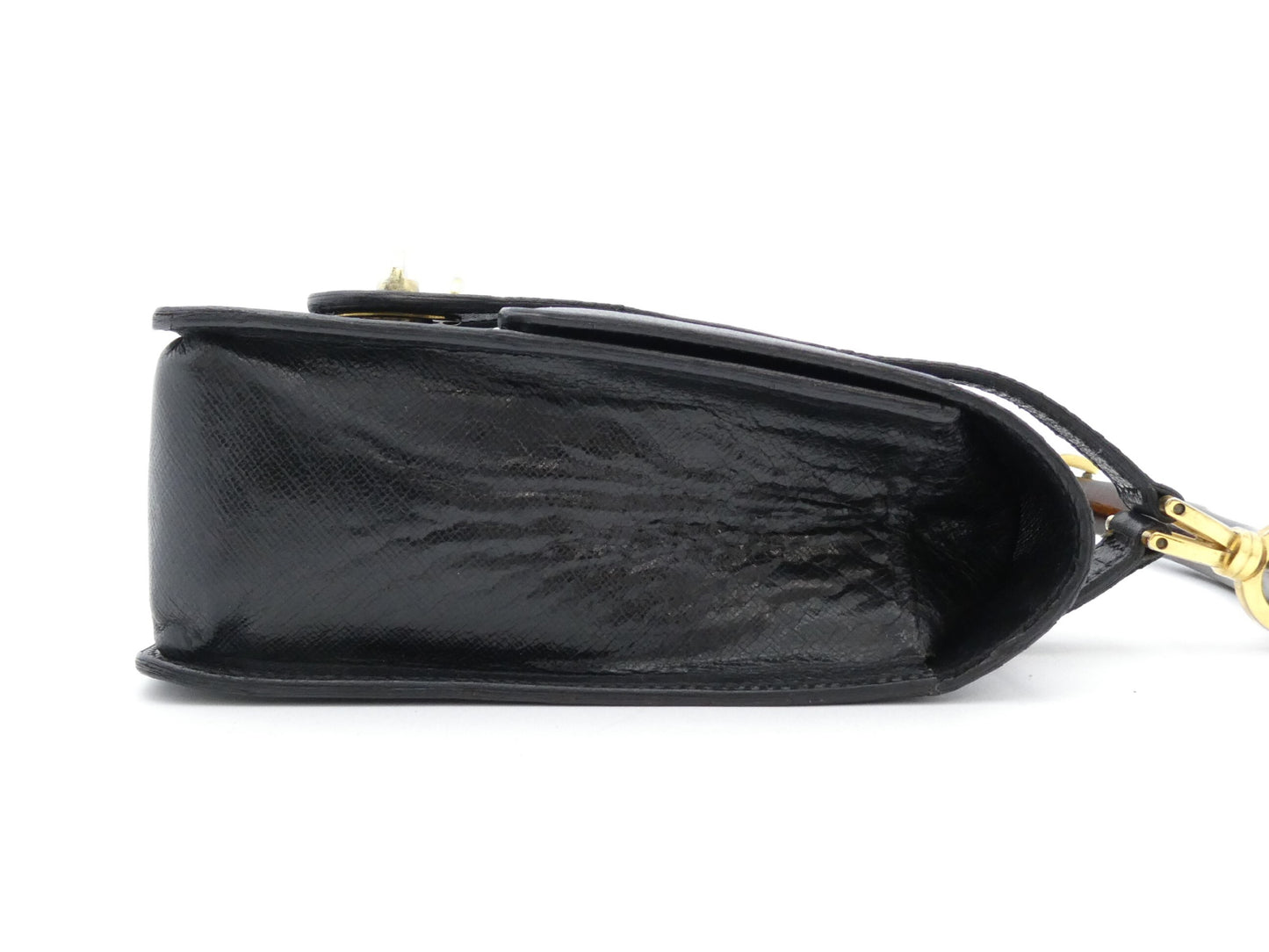 GUCCI Bamboo Leather Handbag