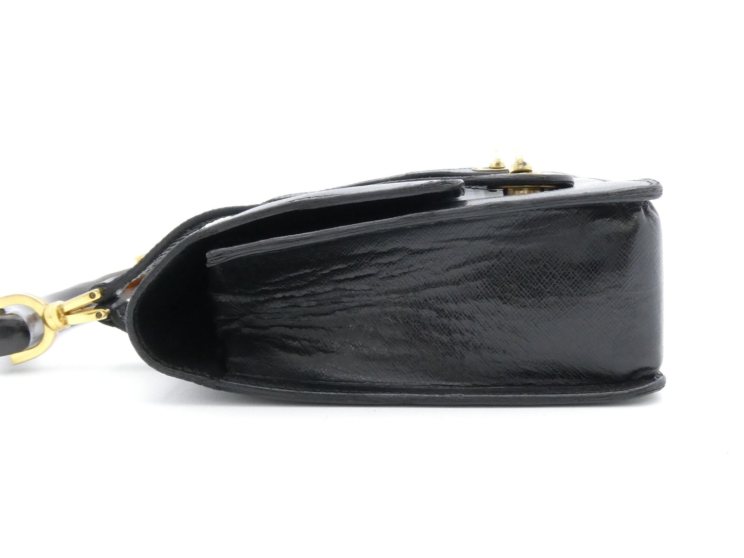 GUCCI Bamboo Leather Handbag
