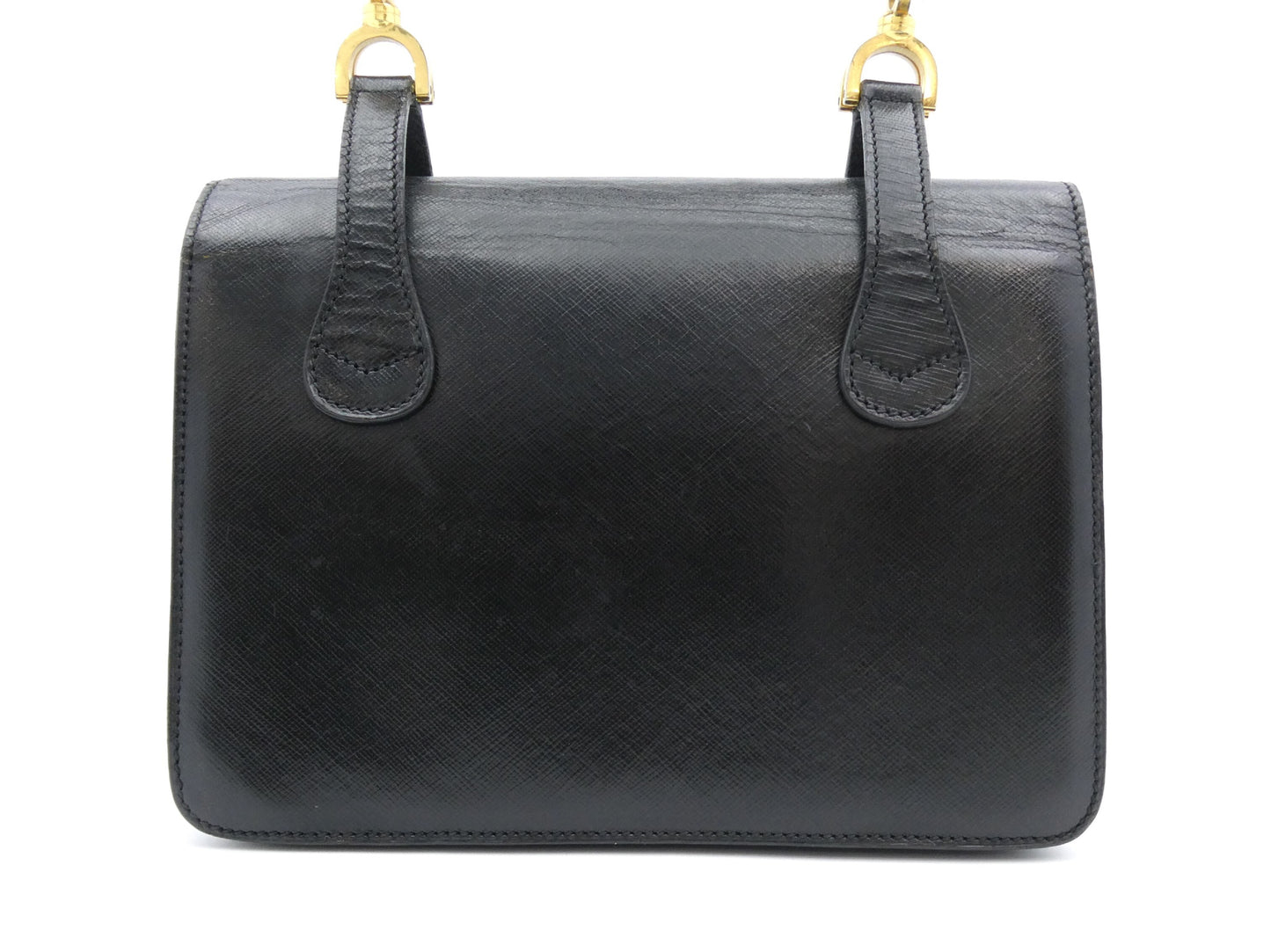 GUCCI Bamboo Leather Handbag
