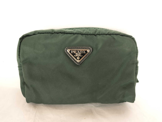 PRADA Green Billfold Pouch