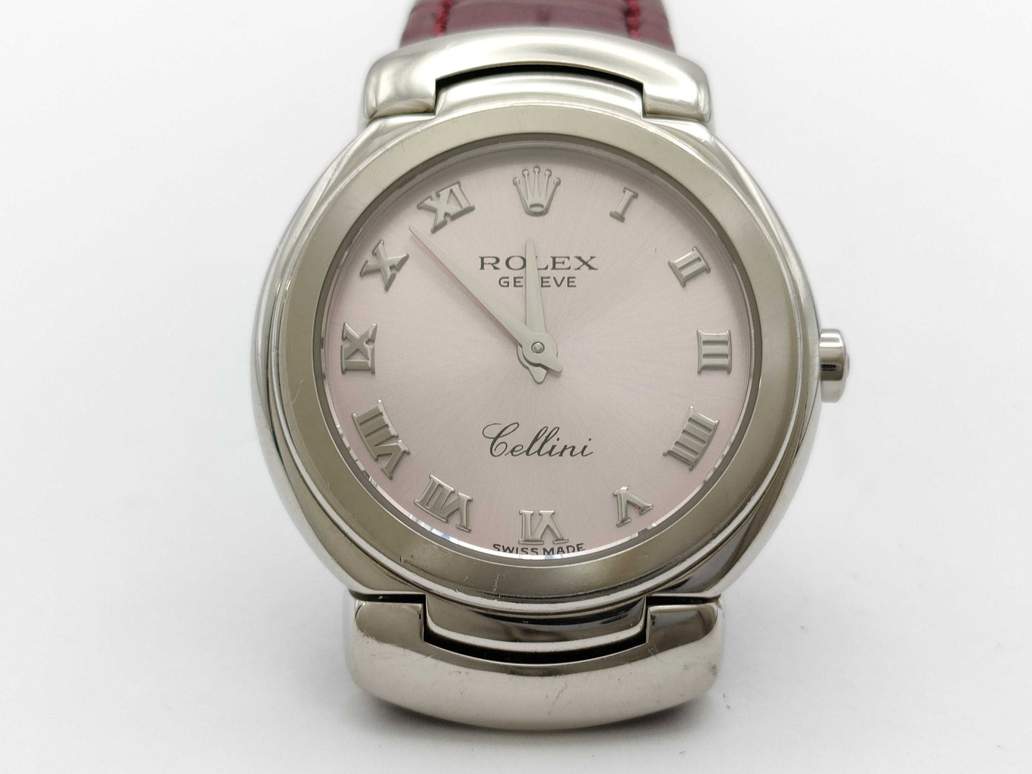 ROLEX Cellini 6621/9 M769745 Quartz Pink Dial Unoperated Women's Watch