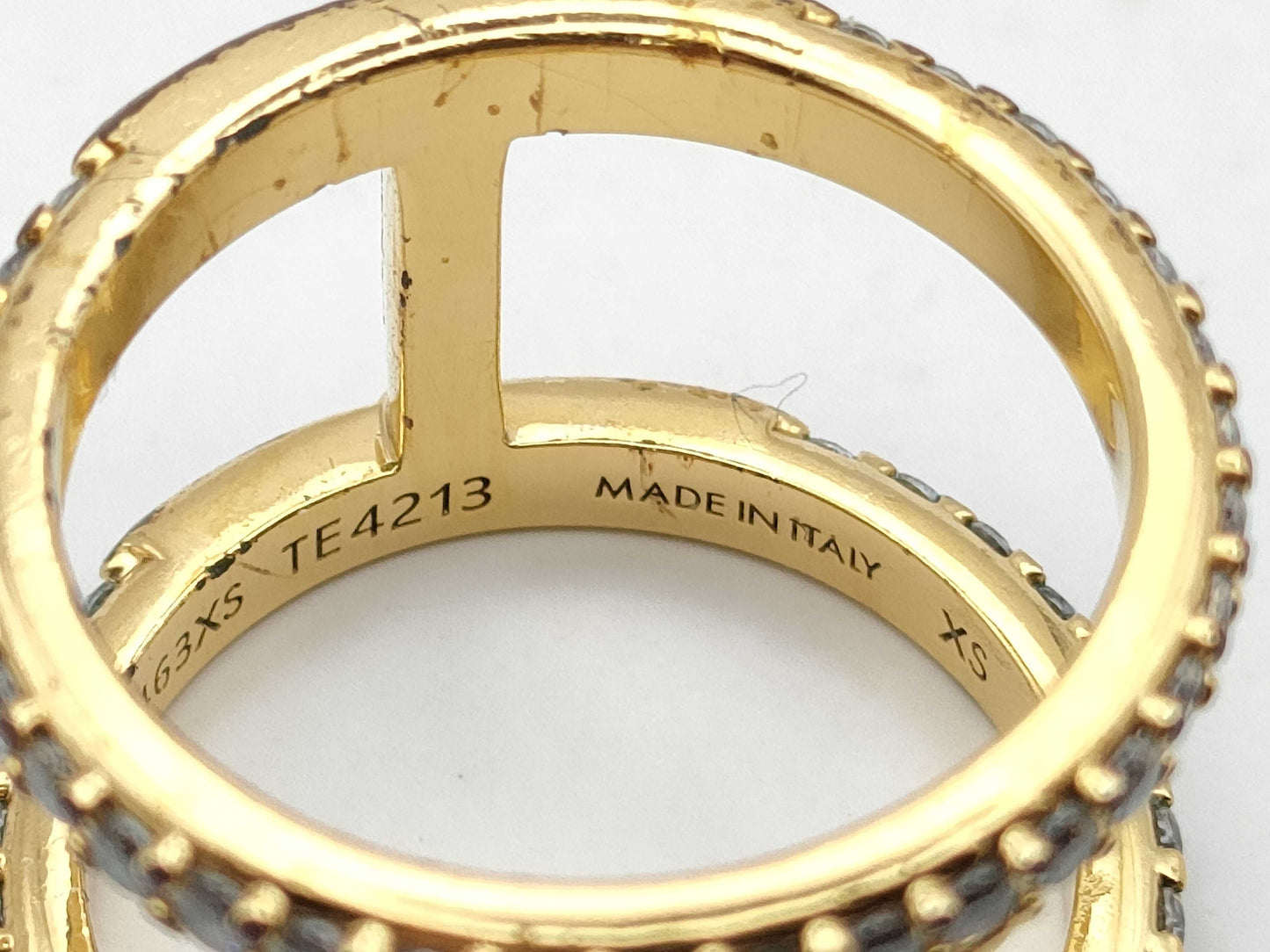 LOUIS VUITTON LV Iconic Strass Ring M1463 Ring