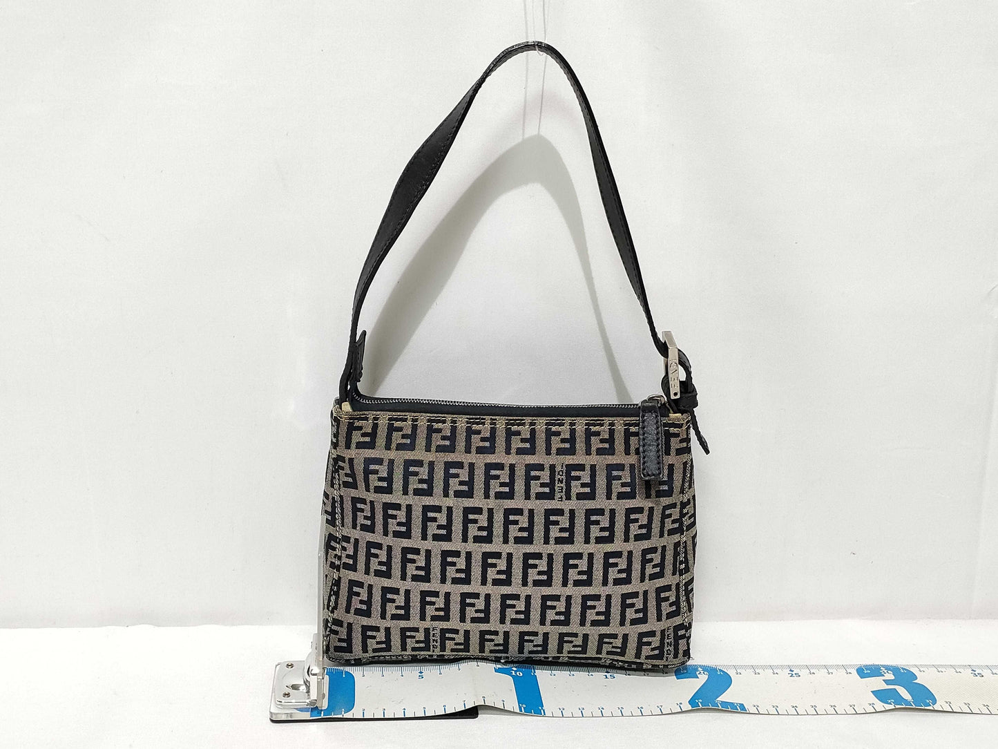 FENDI Zucchino Handbag Canvas and Leather 001.26810.098 Handbag