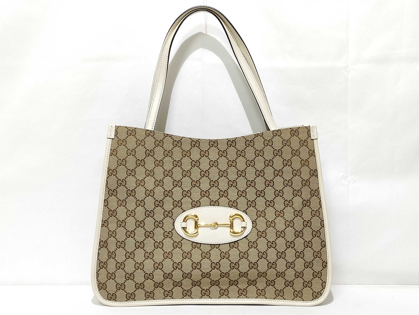 GUCCI GG Canvas Horsebit Tote Bag 623694 Tote Bag