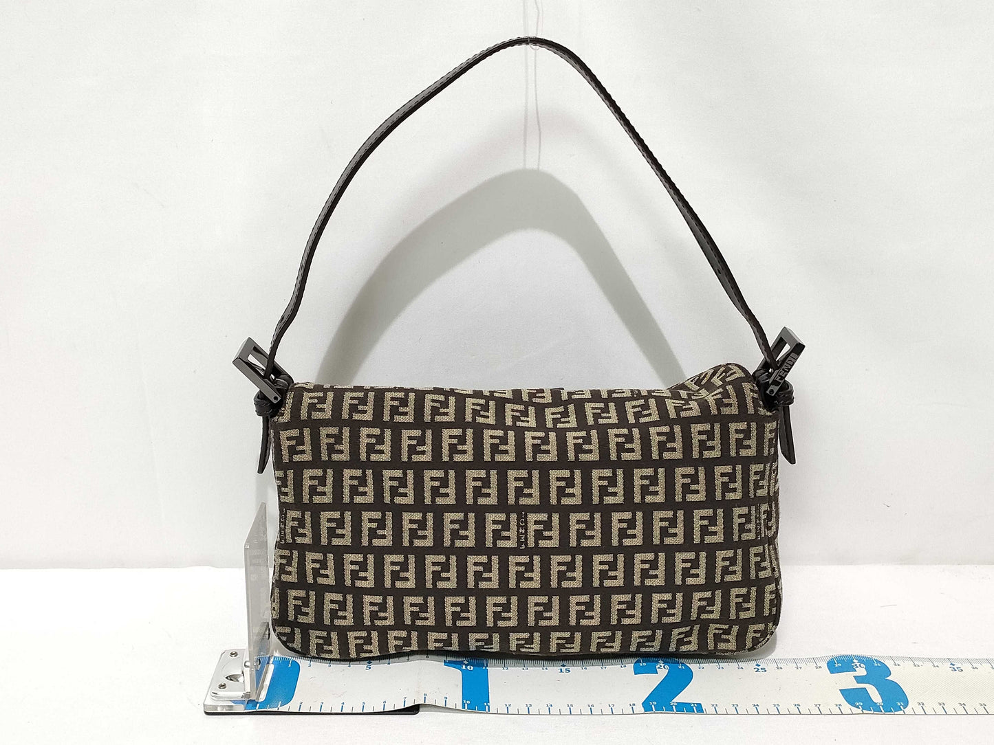 FENDI Zucchino One-Shoulder Bag Beige Shoulder Bag