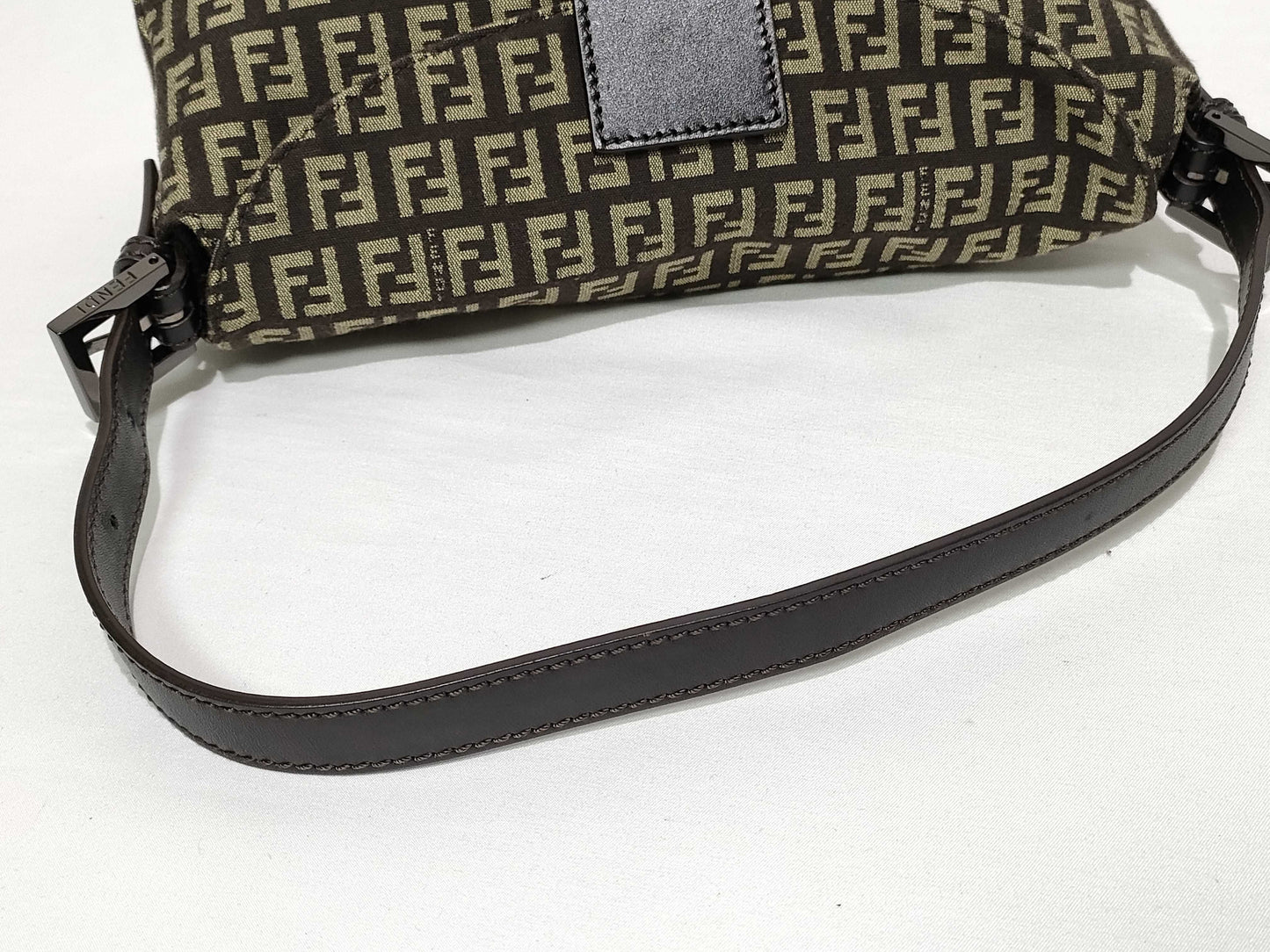 FENDI Zucchino One-Shoulder Bag Beige Shoulder Bag