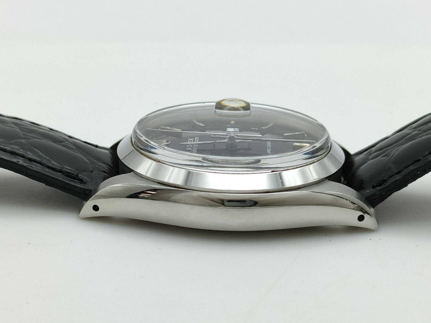 ROLEX 6694 8622304 Manual Winding Black Dial Boys' Watch