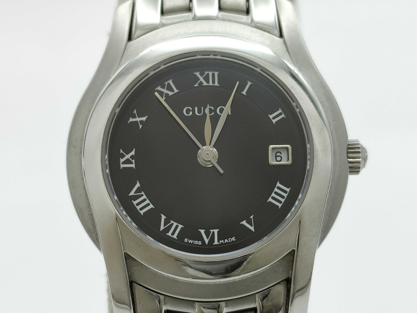 GUCCI 5500L 0096227 Quartz Black Dial Women's Watch