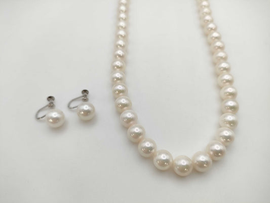 Pearl diameter approx. 8.3mm*2 / Pearl diameter approx. 7.5mm-7.9mm Diamond PT900/K18 40.4g Other small items