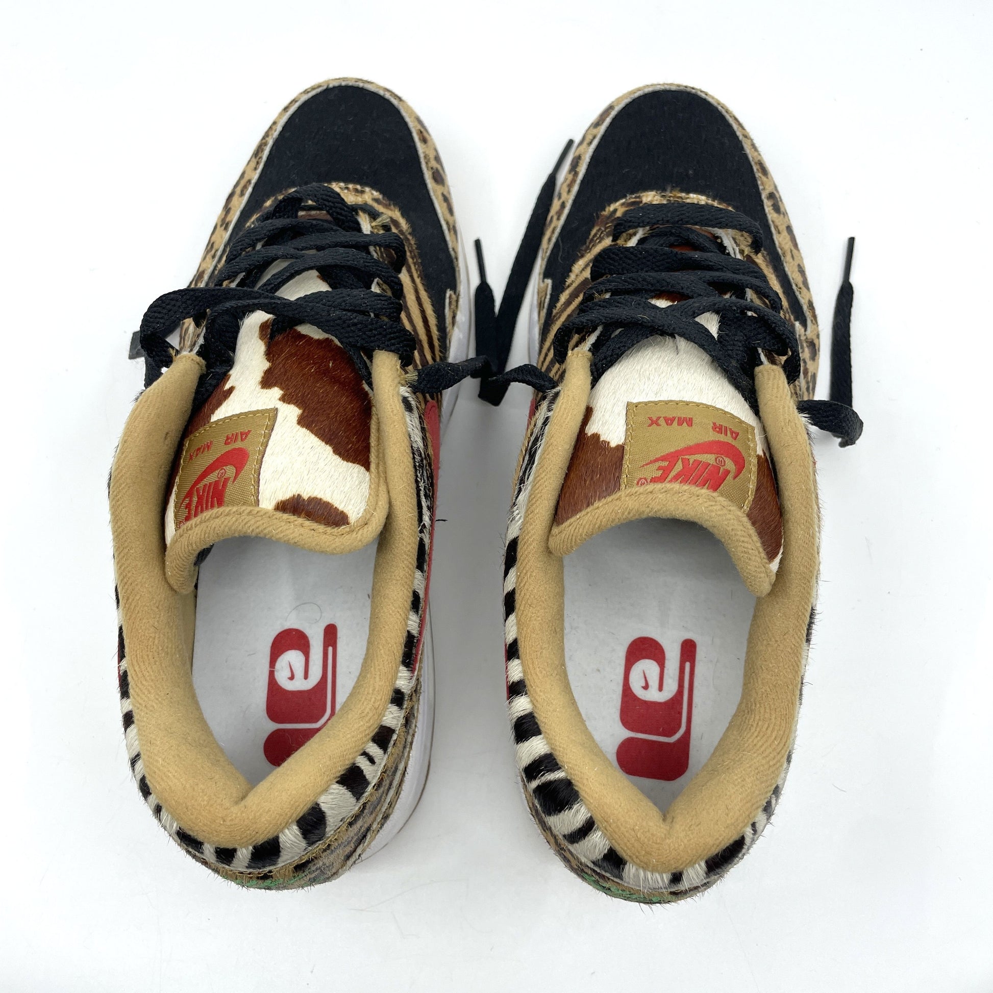 NIKE AIR MAX 1 DLX Animal Pack AQ0928-700 Atmos Sneakers Black Tag Size 27cm Unused Sneakers