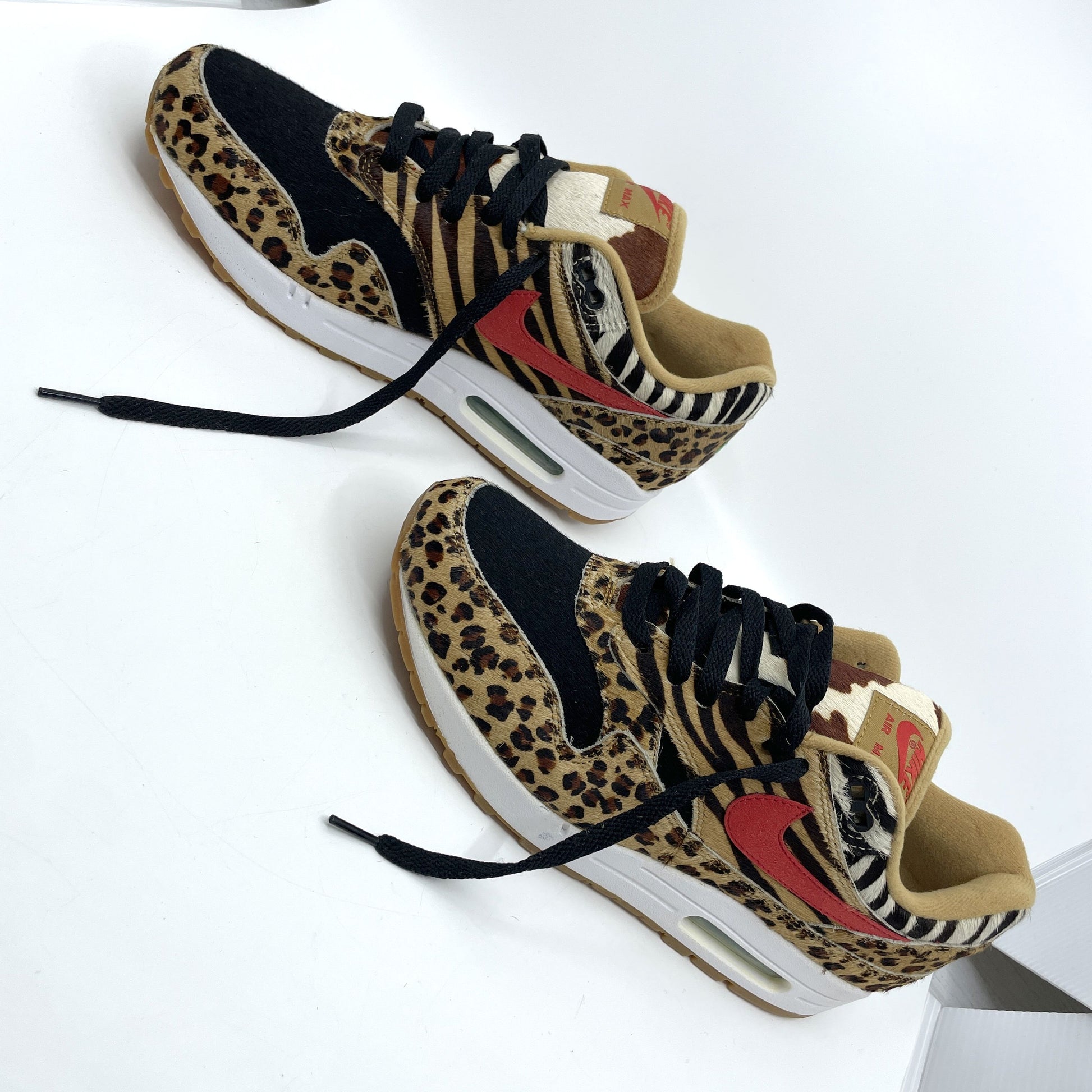 NIKE AIR MAX 1 DLX Animal Pack AQ0928-700 Atmos Sneakers Black Tag Size 27cm Unused Sneakers