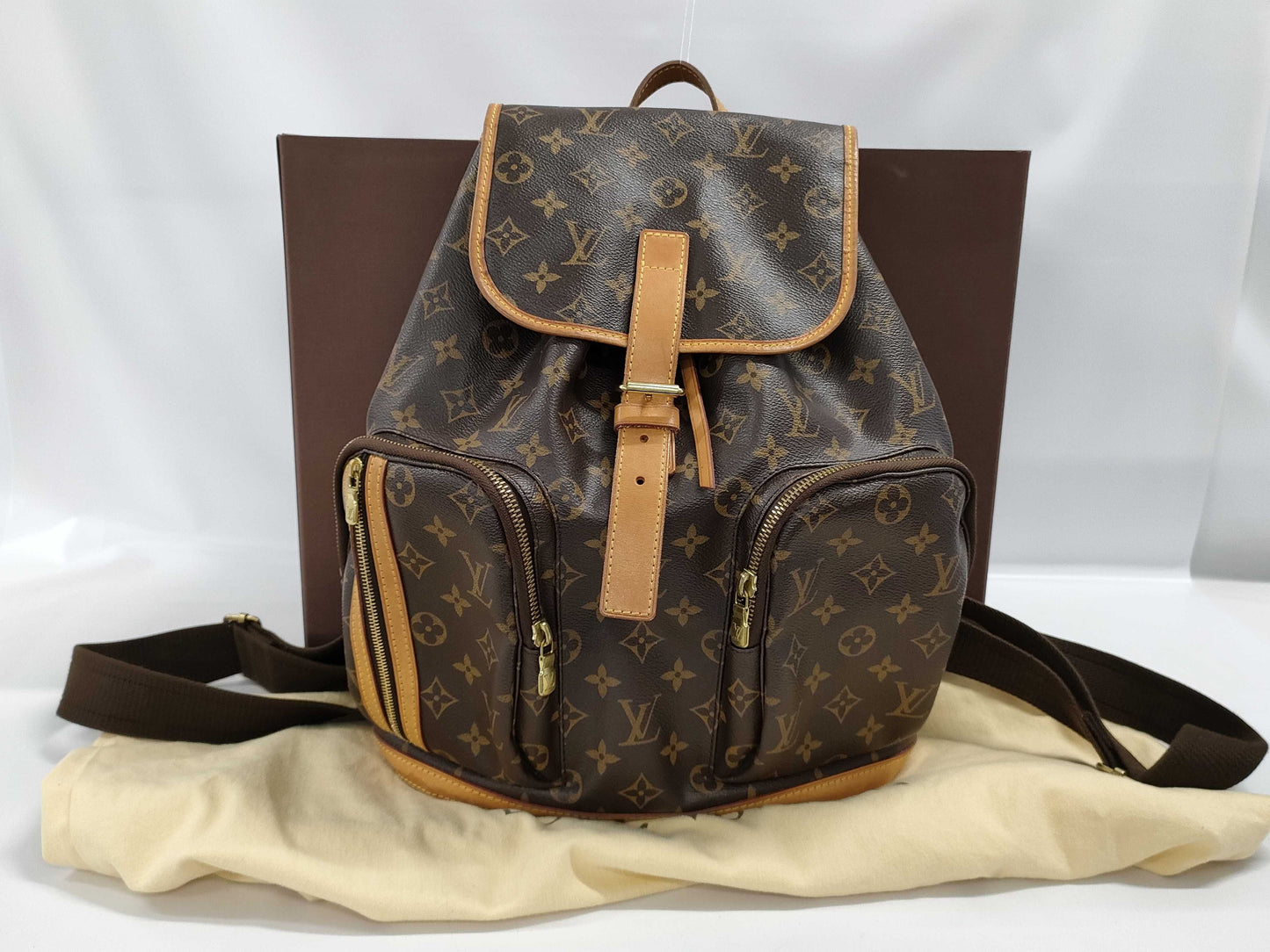 LOUIS VUITTON Louis Vuitton Sac Ado Bosphor Monogram Backpack M40107 Backpack